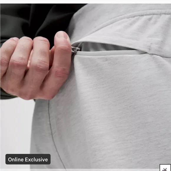 Lululemon City Sweat Joggers Tall Heathered Ultra Light Grey/Sea Salt - Picture 6 of 12